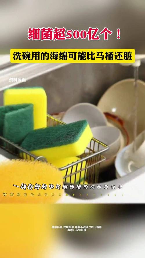 洗碗海绵比马桶还脏？清洁消毒方法