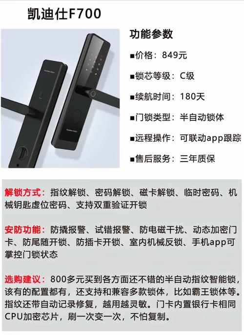 智能门锁指纹锁死？机械钥匙 + 应急电源使用指南​