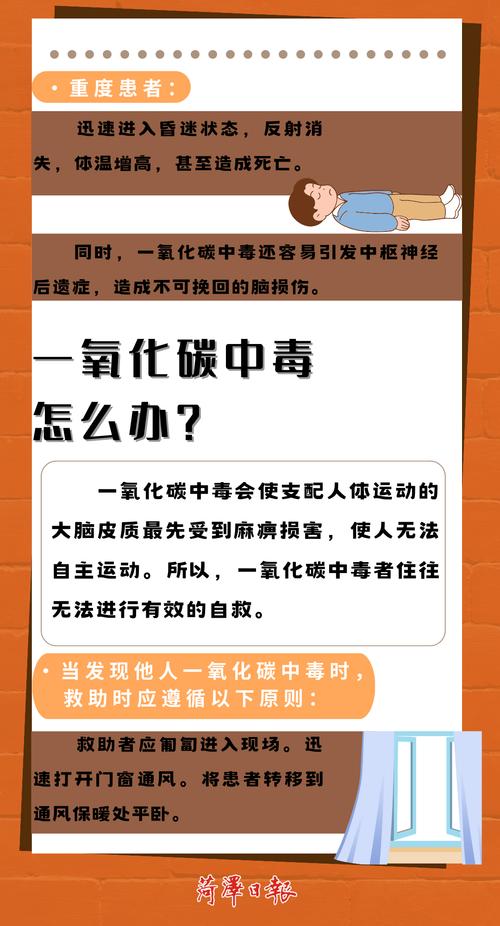 一氧化碳中毒的早期症状，冬季取暖必知
