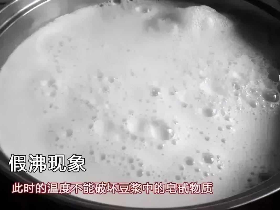 煮豆浆假沸现象的识别