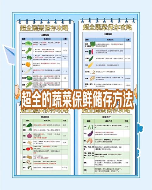 冰箱冷藏室蔬菜保鲜期限表