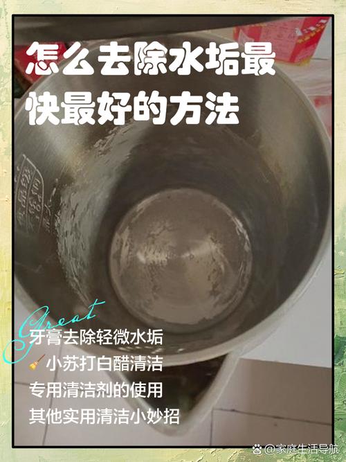 牙膏清洁电水壶:水垢一擦就掉