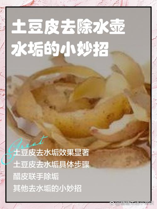 去除水壶水垢，土豆皮煮水轻松解决​