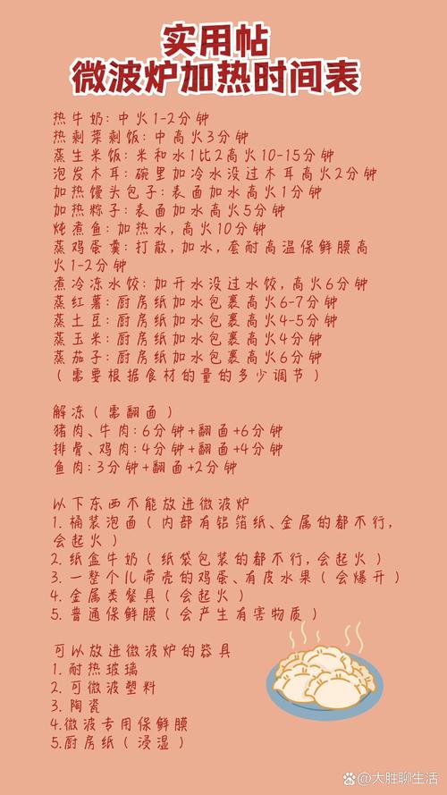 微波炉加热会爆炸的食物清单
