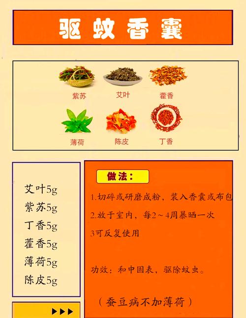 旧丝袜改造香囊的驱蚊配方