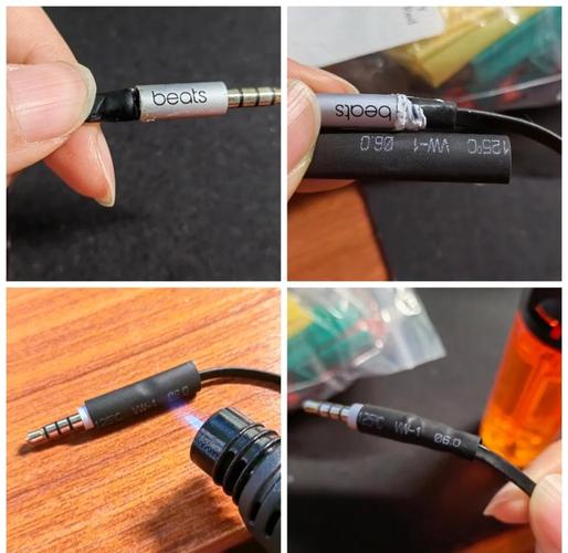 耳机线破皮？热缩管 + 打火机修复教程​