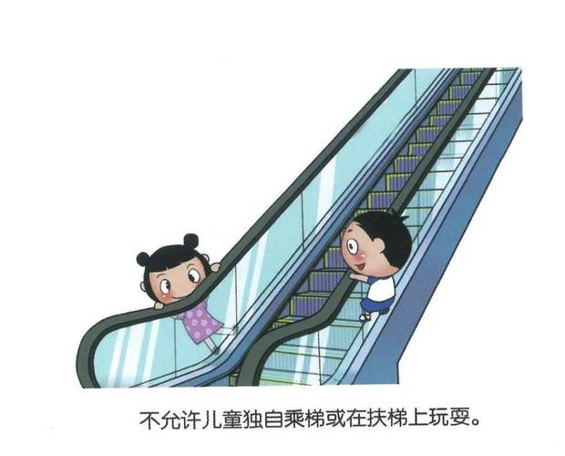 乘坐扶梯时哪些行为很危险？
