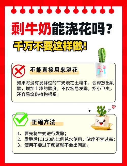 用过期牛奶浇花，竟能让植物长得更茂盛​