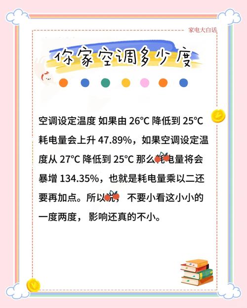 空调省电的最佳温度设置