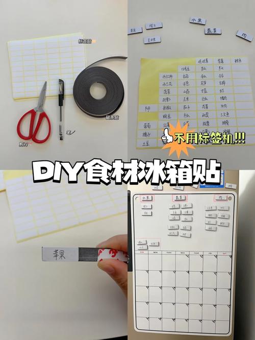 冰箱食物标签的打印方法