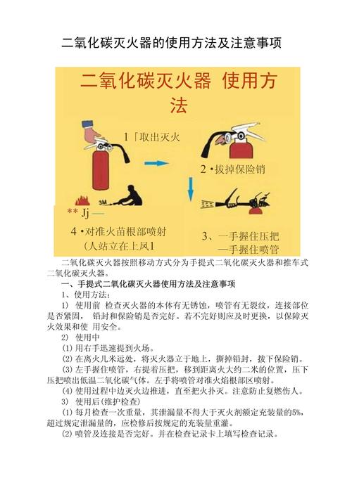 灭火器使用指南:不同类型操作要点