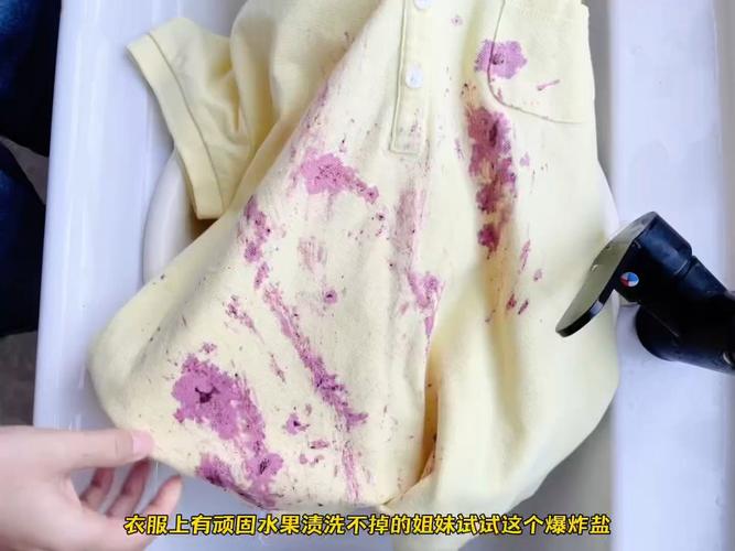 怎样去除衣服上的火龙果果酱渍？
