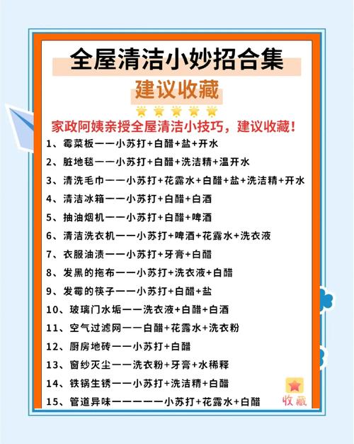 省钱又环保的家居清洁妙招大全