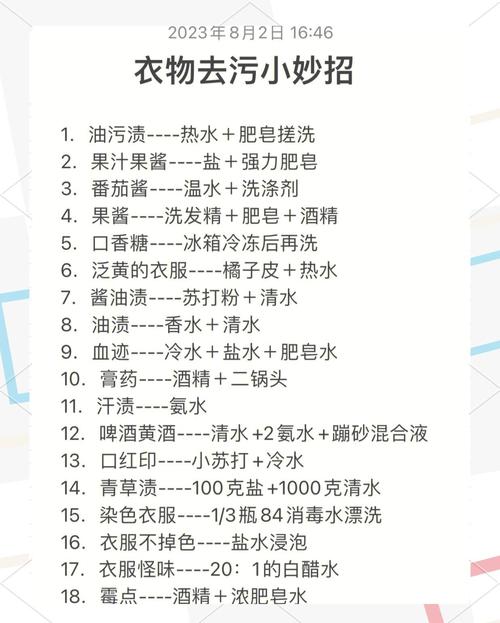 如何去除衣服上的米浆渍?