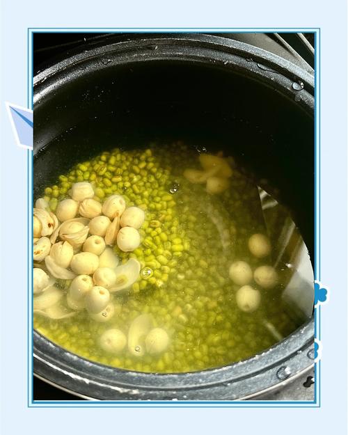 煮绿豆汤快速起沙的冷冻预处理法