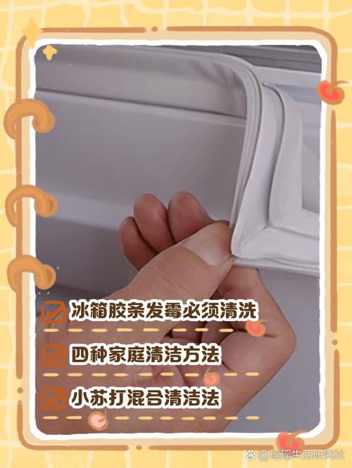 冰箱门封条发霉怎么办？牙膏 + 牙刷清洁缝隙