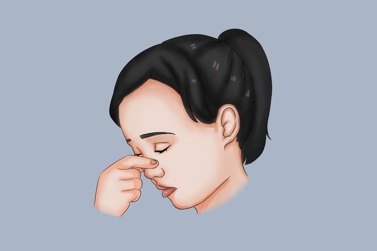 流鼻血怎么处理?身体前倾 + 捏鼻翼压迫止血