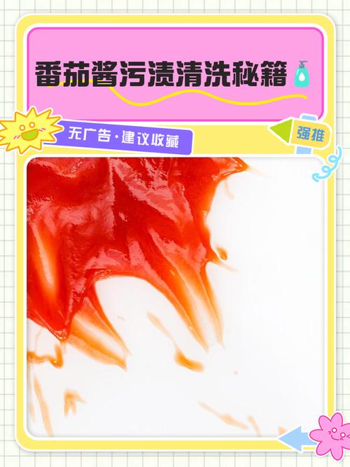 衣服上的番茄酱渍怎么清洗?