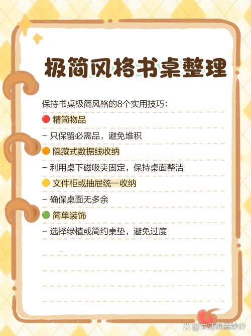 整理书桌的实用技巧
