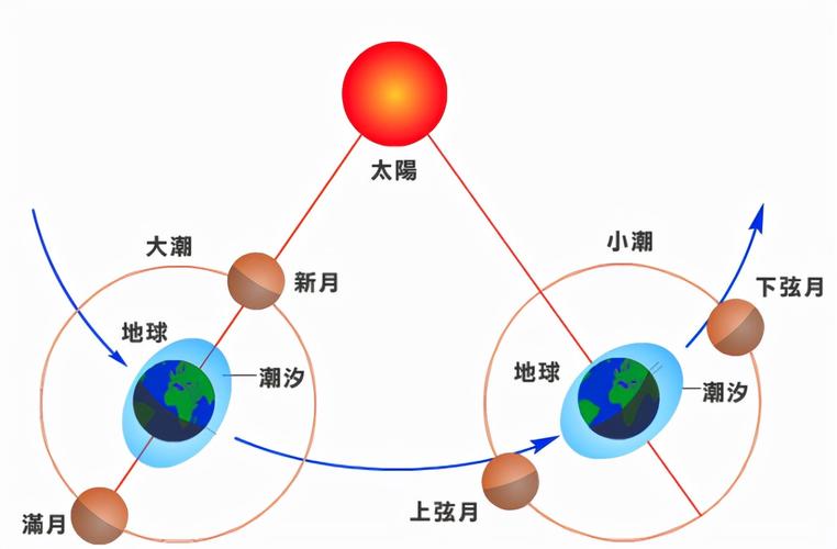 为什么海水会有涨潮和落潮?