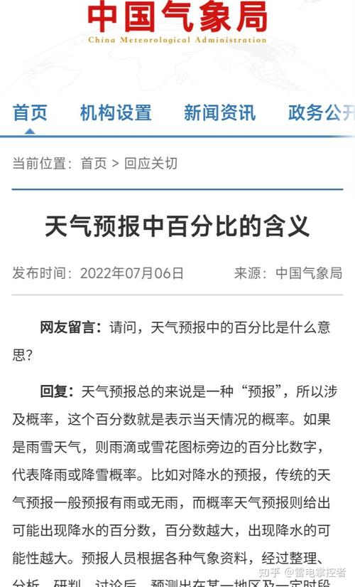 看天气预报永远不说的降雨概率真相