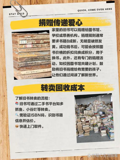 旧书处理方案:让闲置书籍流动起来
