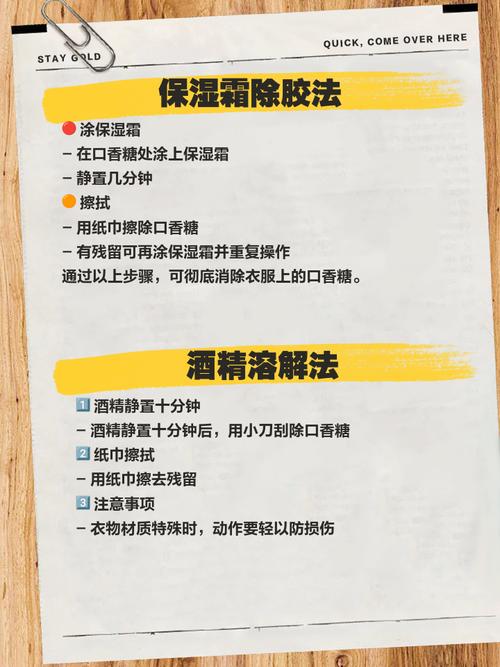 怎样去除衣服上的口香糖？