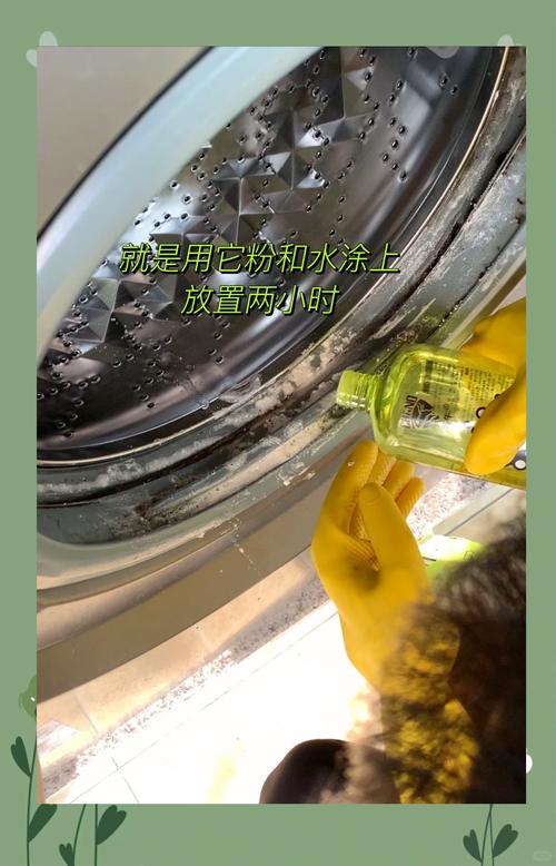 洗衣机橡胶圈发霉?用白醋+牙刷刷洗,霉菌无处藏身