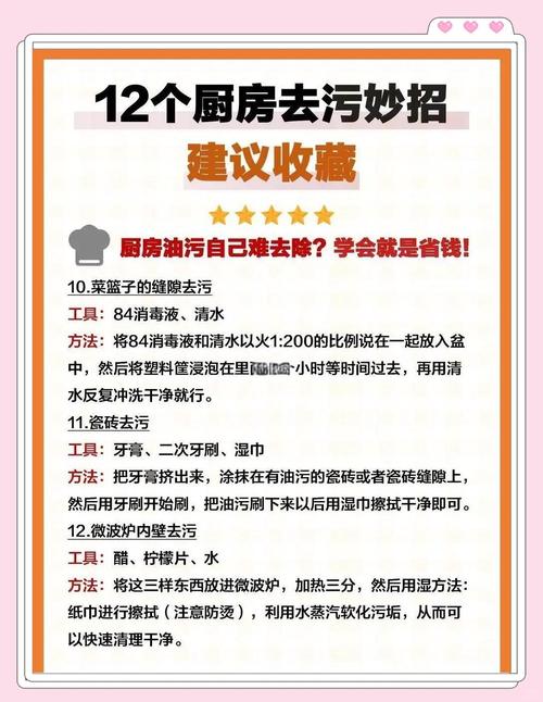 快速去除油污，厨房清洁小妙招大公开