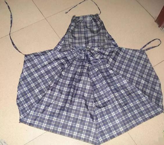旧雨伞布改造!制作防水围裙