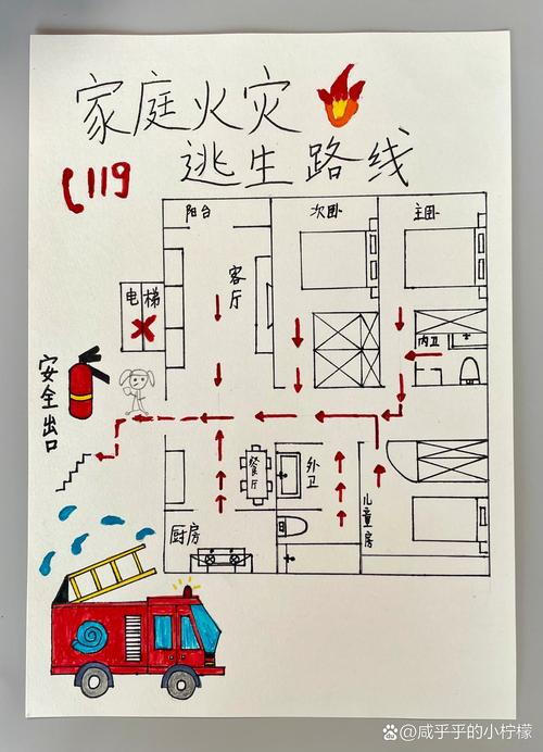 家里的灭火器放在哪里最合适?火灾逃生规划